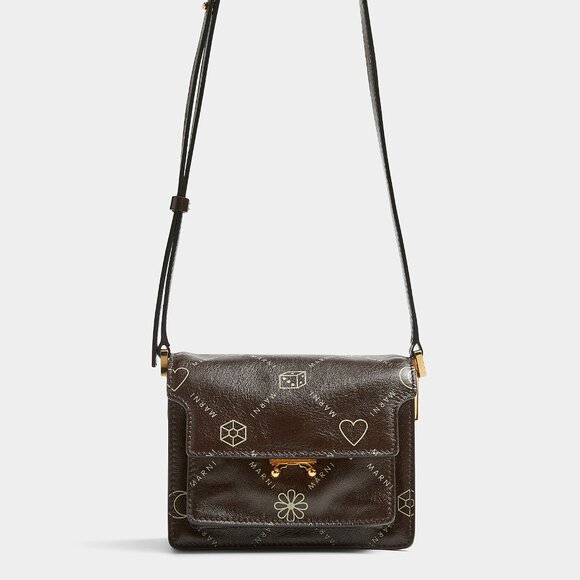 BNWT AW22 MARNI LOGO PRINTED TRUNK BAG - Picture 1 of 6